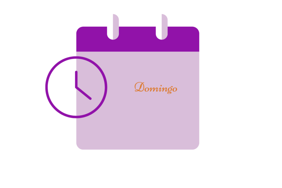 Gestión del tiempo un domingo